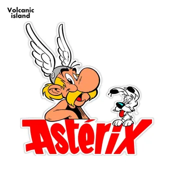 

13cm X 11.2cm Asterix and Dogmatix Stickers Funny Auto Sticker Decals Car Styling Motorcycle Car Decal Accessories