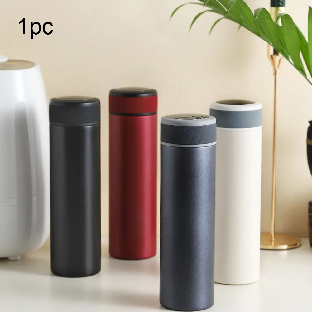 Vacuum Flask Stainless Steel Durable Mug Intelligent Temperature Display Home Gift Office Thermal 500ml Travel Large Capacity