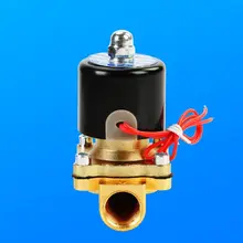 Электрический электромагнитный клапан 2 Вт 160-15 DN15 1/" Нормально закрытый 2 порта 12 В 220 В низкий нагрев для водяного масла гелиевый газ C63E