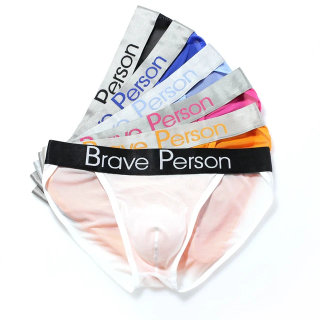 BRAVE PERSON Men's Underwear, Mens Low Waist Briefs Men Underpants