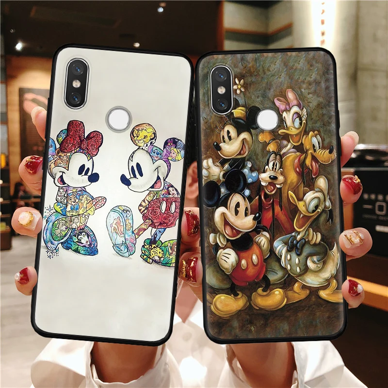 Модный чехол с мультипликационным принтом для Xiao mi Red mi Note 8 7 8T K20 6 5 Pro Plus S2 7A 8A mi 9 8 9T Pro A3 CC9 CC9e Lite чехол из ТПУ Матовая пара