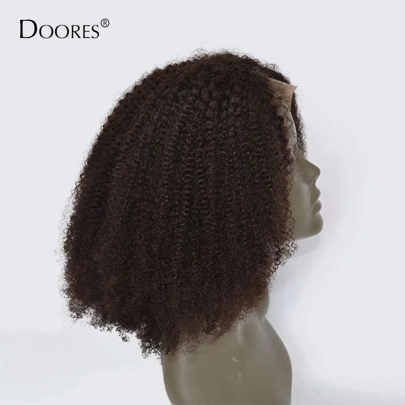 13x6 вьющиеся Синтетические волосы на кружеве человеческих волос парики для чернокожих Для женщин предварительно афро кудрявый парик