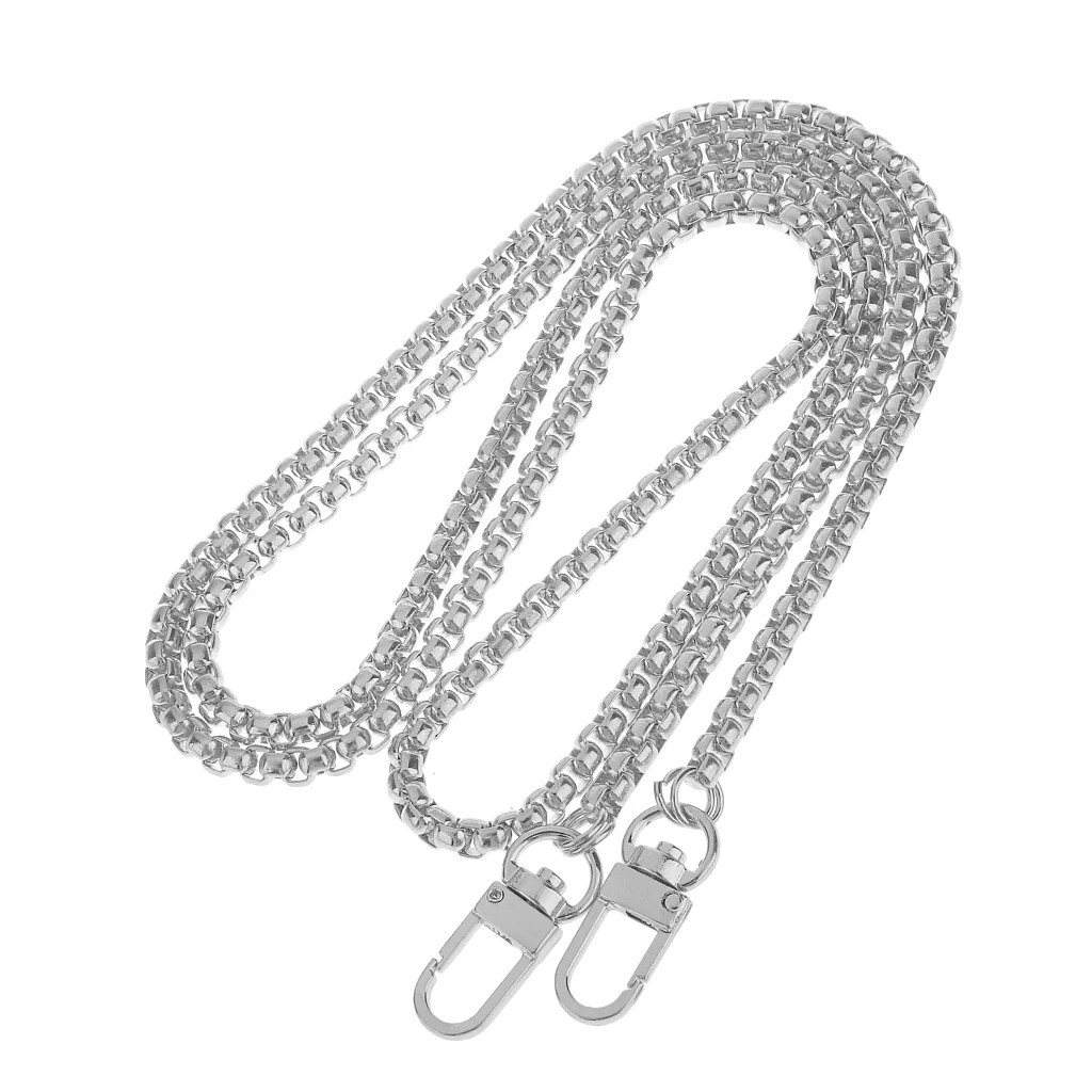 Metal Purse Chain Strap Replacement Handbag Bag Accessories, with Metal Buckles, 47 Inch Metal Purse Chain Strap Replacement Handbag Bag Accessories, with Metal Buckles, 47 Inch