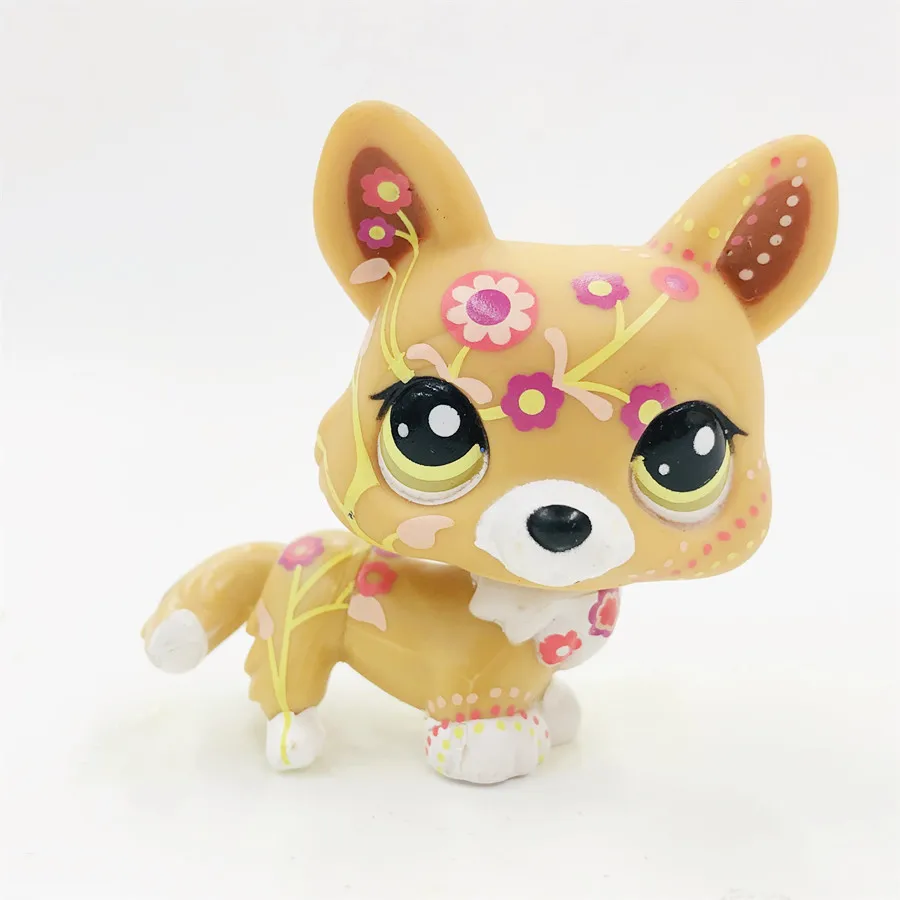Розовый Новая игрушечная кошка, игрушка, черный, розовый, милый, с круглым лицом, кот, прекрасный Petshop, фигурки животных, маленькие куклы, игрушки - Цвет: Розовый