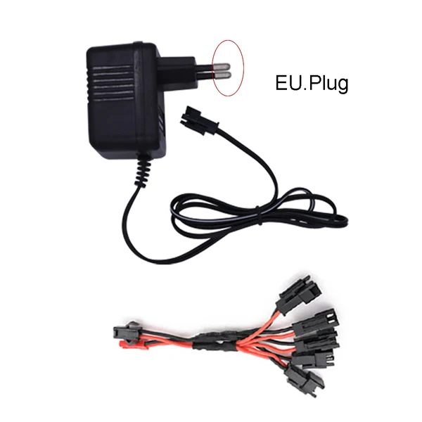 6v 3000mAh Ni-MH аккумулятор и зарядное устройство/USB/кабель для радиоуправляемых игрушечных автомобилей лодки роботы танки пистолет AA обновление 3000mah 6v аккумулятор SM Plug - Цвет: EU C and Cable
