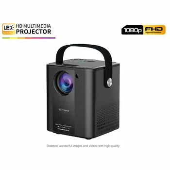 

C500 Protable Phone Projector 800*480 Support Airplay Mirror Sync Mobile Phone 1080P HDMI Video Beamer Home Cinema Projector