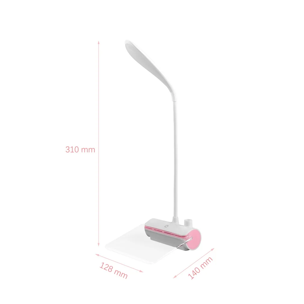 Portable 3-in-1 USB Rechargeable Message Board LED Desk Lamp Night Light Touch Table Lamp Flexible Arbitrary Bending Read