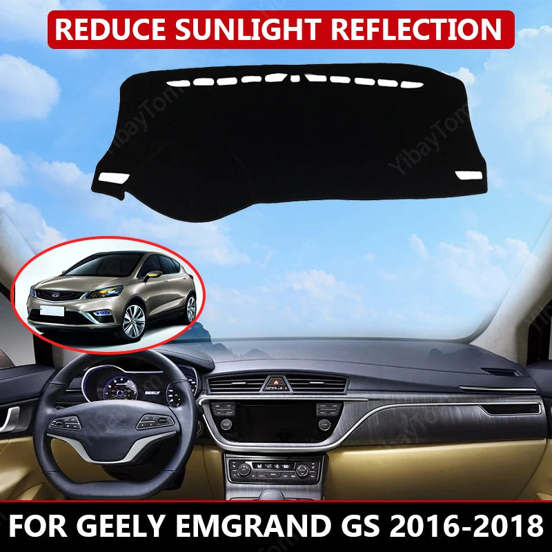 

Коврик для приборной панели автомобиля Geely Emgrand GS 2016-2018