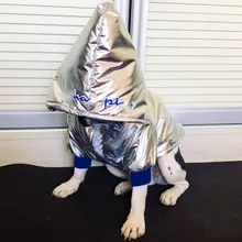 Пуховая куртка для собак из серебра и хлопка Одежда для собак Adidog Французский бульдог пупрем мягкая Утепленная зимняя одежда для собак пальто толстовки