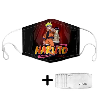 

Cool Anime Naruto Unisex Mouth Reusable Masks Anti Dust Face Mouth Cover PM2.5 Mask Dustproof Outdoor Travel Protection Mask