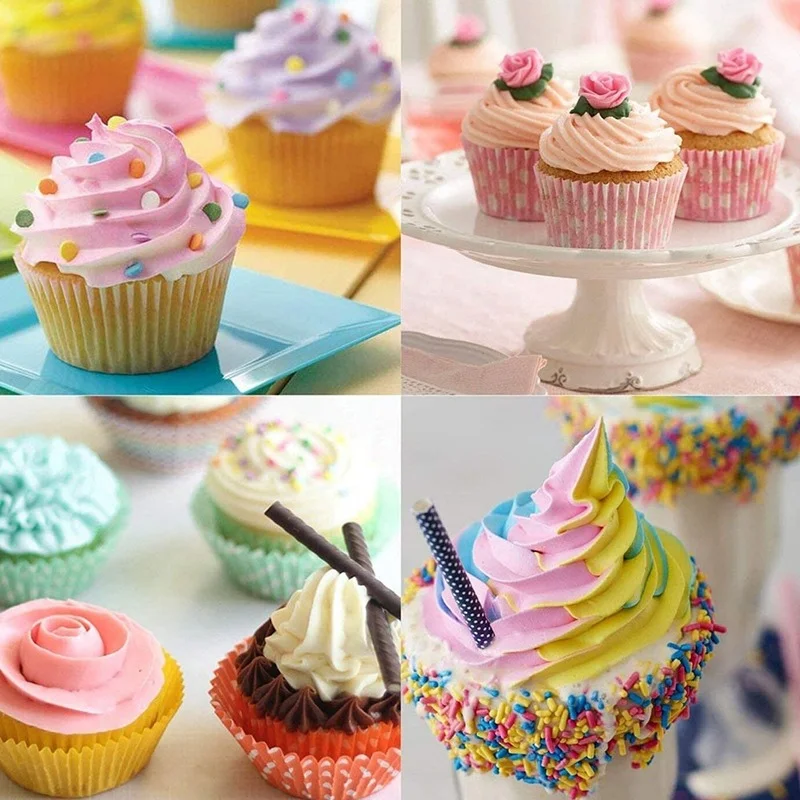 Cake Decorating Tip Set 8/26Pcs/Set Silicone Pastry Bag Kitchen Icing Piping Cream Reusable + 24 Nozzle