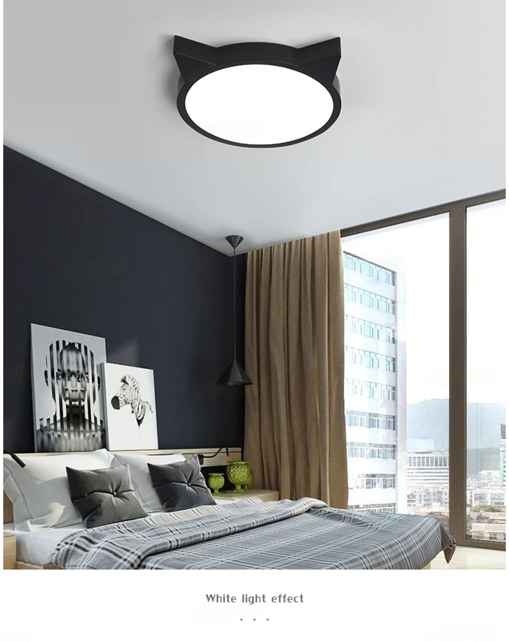 led cartoon cat ceiling lights Modern Lamp kitchen Lighting Fixture Bedroom Down Light Surface Mounted Ultra-thin personality