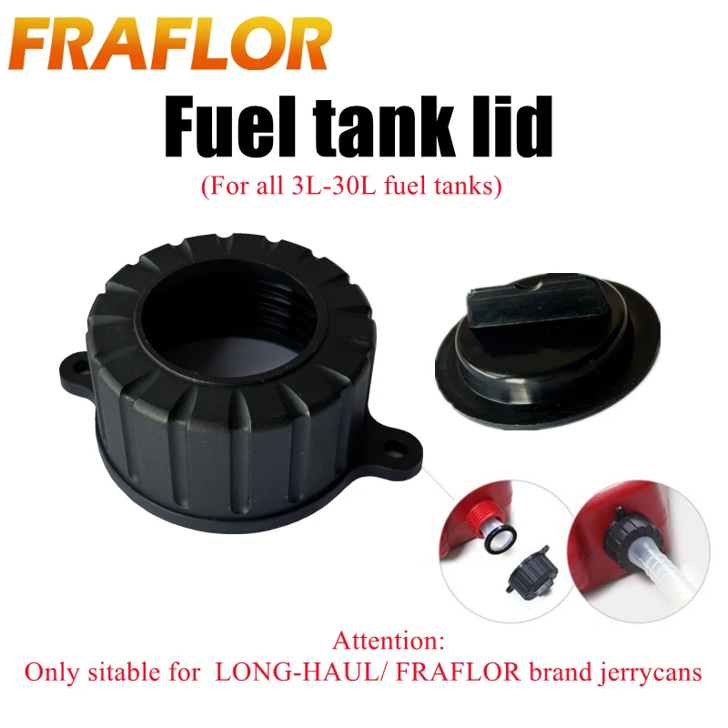 Petrol Can Motorcycle Fuel Container Spare Fuel Tank Oil Can Jerrycan Oil Pipe Hose Tube Lid Cap 3L-30L For Long-Haul Fraflor Car Jerry Can Cover Lid