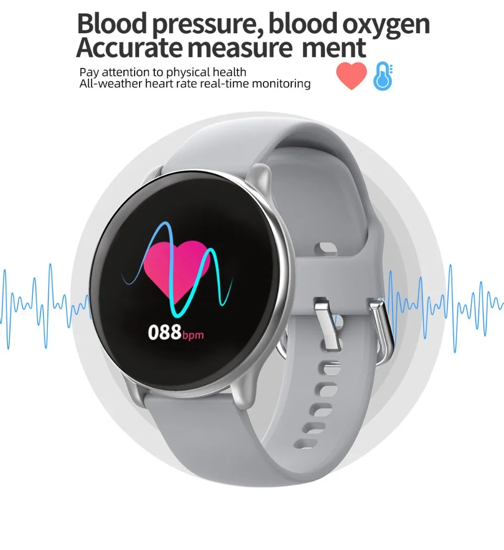 Makibes SE01 smart watch men IP67 Blood pressure Heart rate monitor fashion sport watch Fitness tracker Clock Bluetooth music05