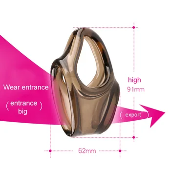 Triangle Lock Semen Cock Ring Penis Sleeve Male Chastity Device Delay Ejaculation Cock Cage Ball Stretcher Sex Toys For Men 6