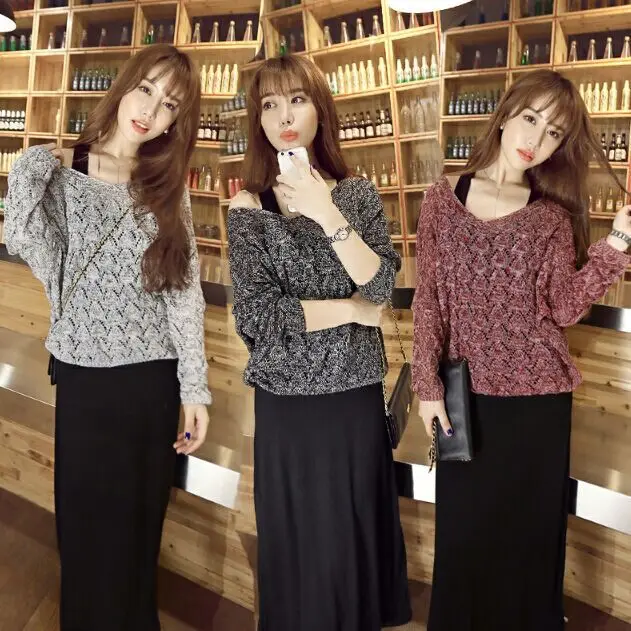 

2018 Summer Hot Selling Large Size Dress Long Sleeve Jersey Dress Set Korean-style Slim Fit Two-Piece Set WOMEN'S Suit