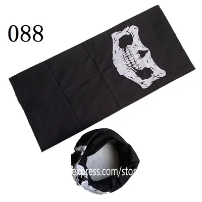 Fashion Skull Magic Tube Seamless Biker Sports Bandanas Headband Variety Turban Hood Veil Head Scarf Multi Function Face Mask mens designer scarf Scarves