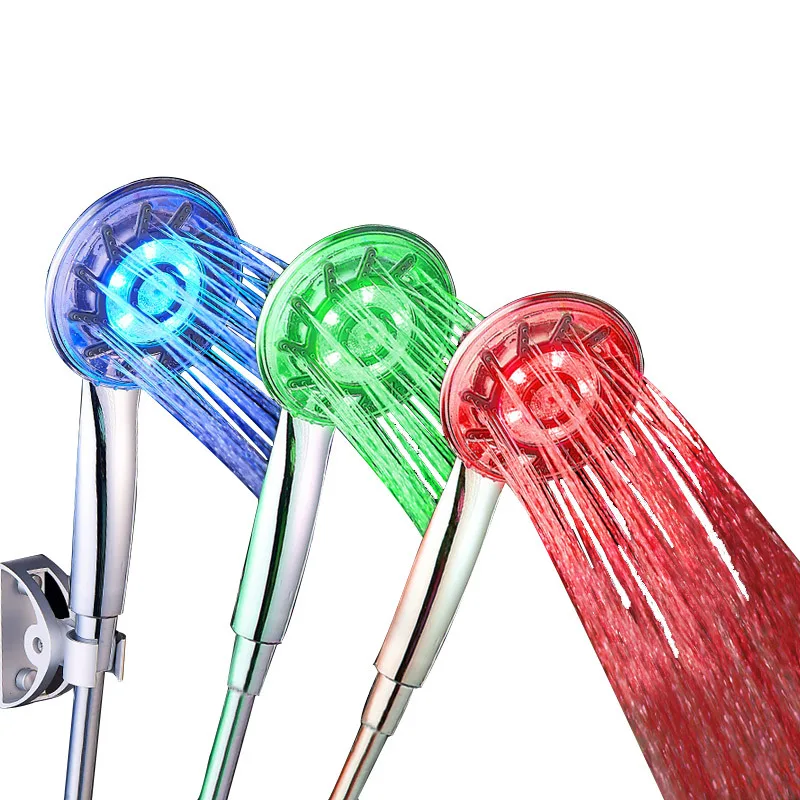 

Manufacturers Direct Selling Handheld Sprinkler LED Temperature Control Shining Children Bath Shower Bathroom Shower Bath Rain N