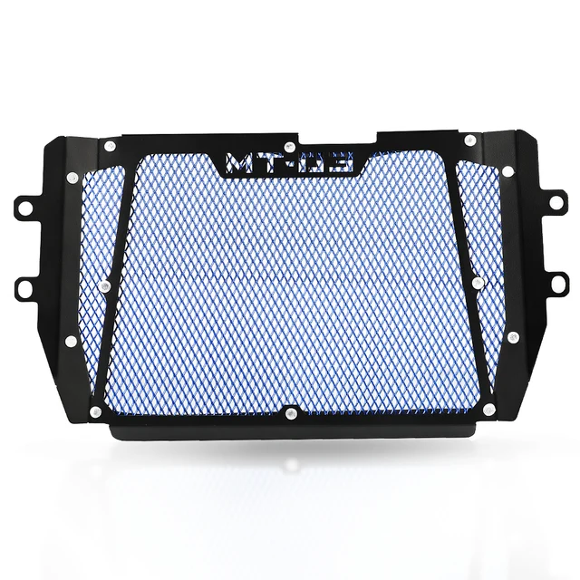 For Yamaha MT-03 MT03 MT 03 2015 2016 2017 2018 2019 2020 2021 Motorcycle Aluminum Radiator Grille Grill Guard Cover Protector Blue-MT-03