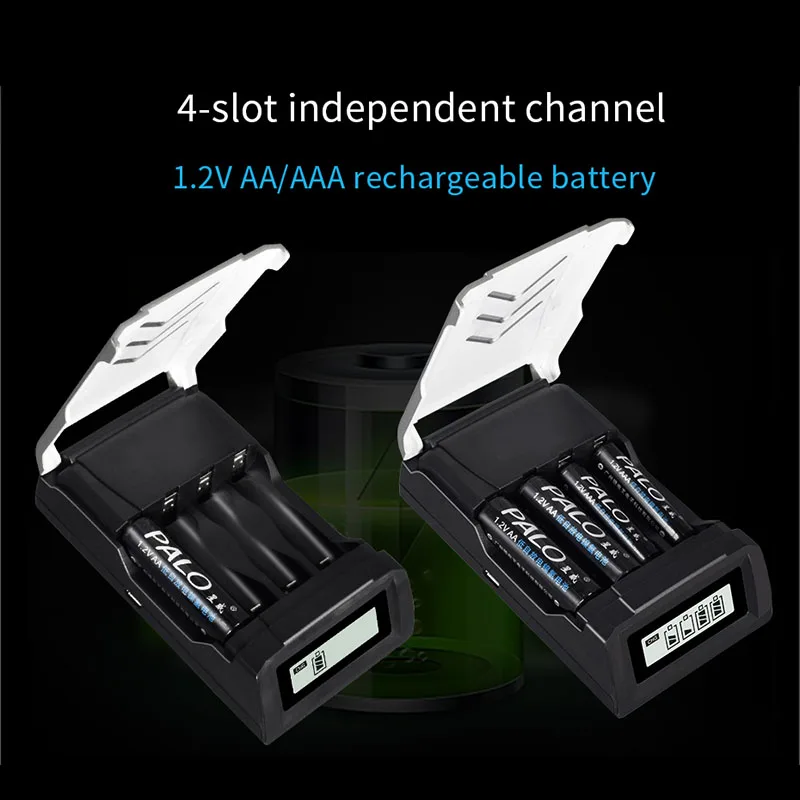 Интеллектуальное зарядное устройство Usb для аккумуляторов Aa Aaa Ni-MH Ni-Cd 1,2 V
