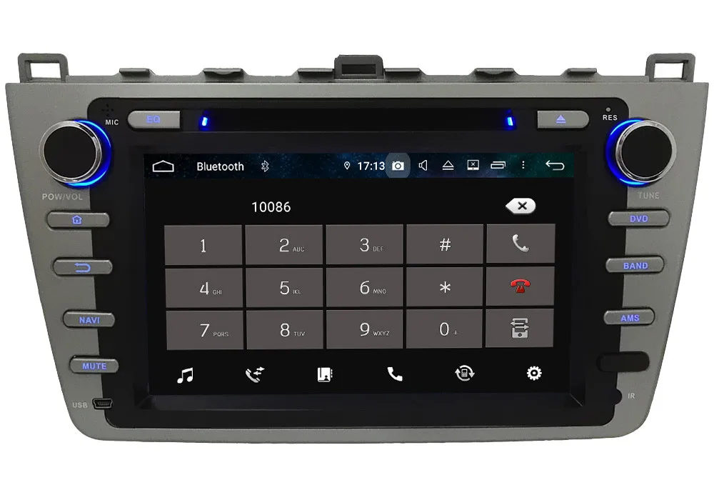 Klyde ips 4G wifi Android 9 Восьмиядерный 4 Гб ОЗУ 64 Гб ПЗУ BT DSP автомобильный DVD мультимедийный плеер радио для Mazda 6 Ультра Ruiyi 2008
