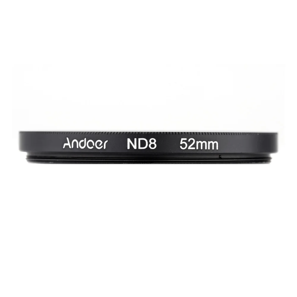 Andoer 52 мм UV+ CPL+ ND8 круговой фильтр комплект круговой поляризатор фильтр ND8 фильтр нейтральной плотности для Nikon Canon DSLR камеры