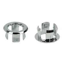 

5 Types Bathroom Basin Spare Replacement Round Overflow Cover Trim Mesh Ring High-quality Plastic Wash Basin Overflow Ring