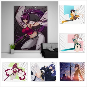 

Under Night In-Birth Yuzuriha Linne Orie Tapestry Art Wall Hanging Sofa Table Bed Cover Home Decor Dorm Gift