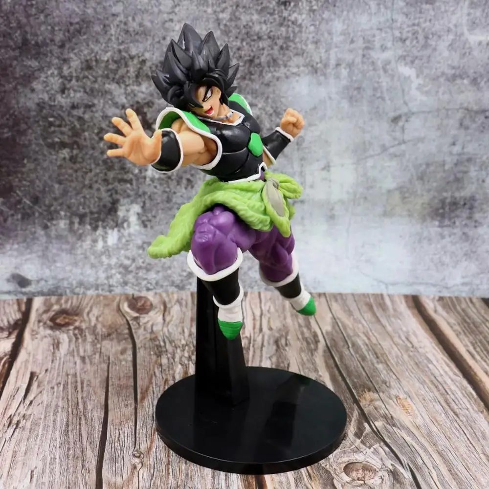 Аниме 23 см Dragon Ball версия фильма супер сайян черные волосы Broli Боевая статуя ПВХ