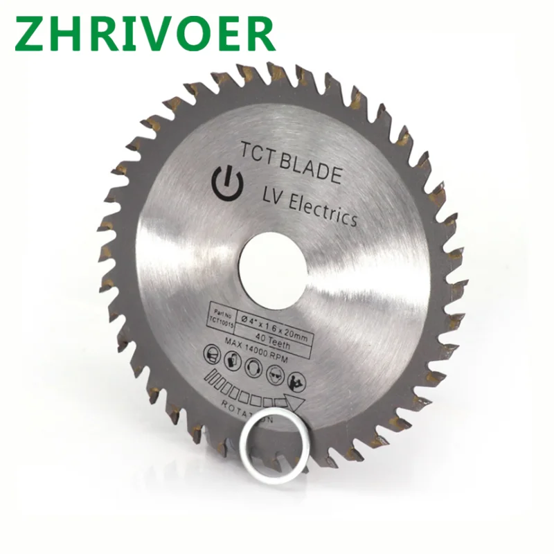 Cross border special supply of carbide saw blade TCT woodworking circular sawblade straight supply 4 "110 * 1.6 * 20 * 40t / 30T