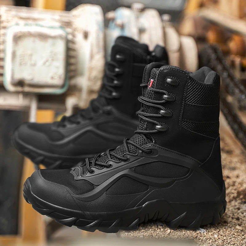 Botas militares de cuero para hombre, botines de combate táctico de la  Fuerza Especial para el desierto, zapatos de trabajo del ejército, botas de  nieve, novedad de otoño, 2022|Botas básicas| - AliExpress
