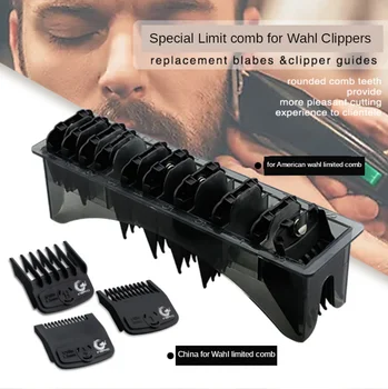 

10P Universal Hair Clipper Limit Comb Guide Attachment Size Barber Replacement For Wahl 1.5/3/4.5/6/10/13/16/19/22/25MM G0408