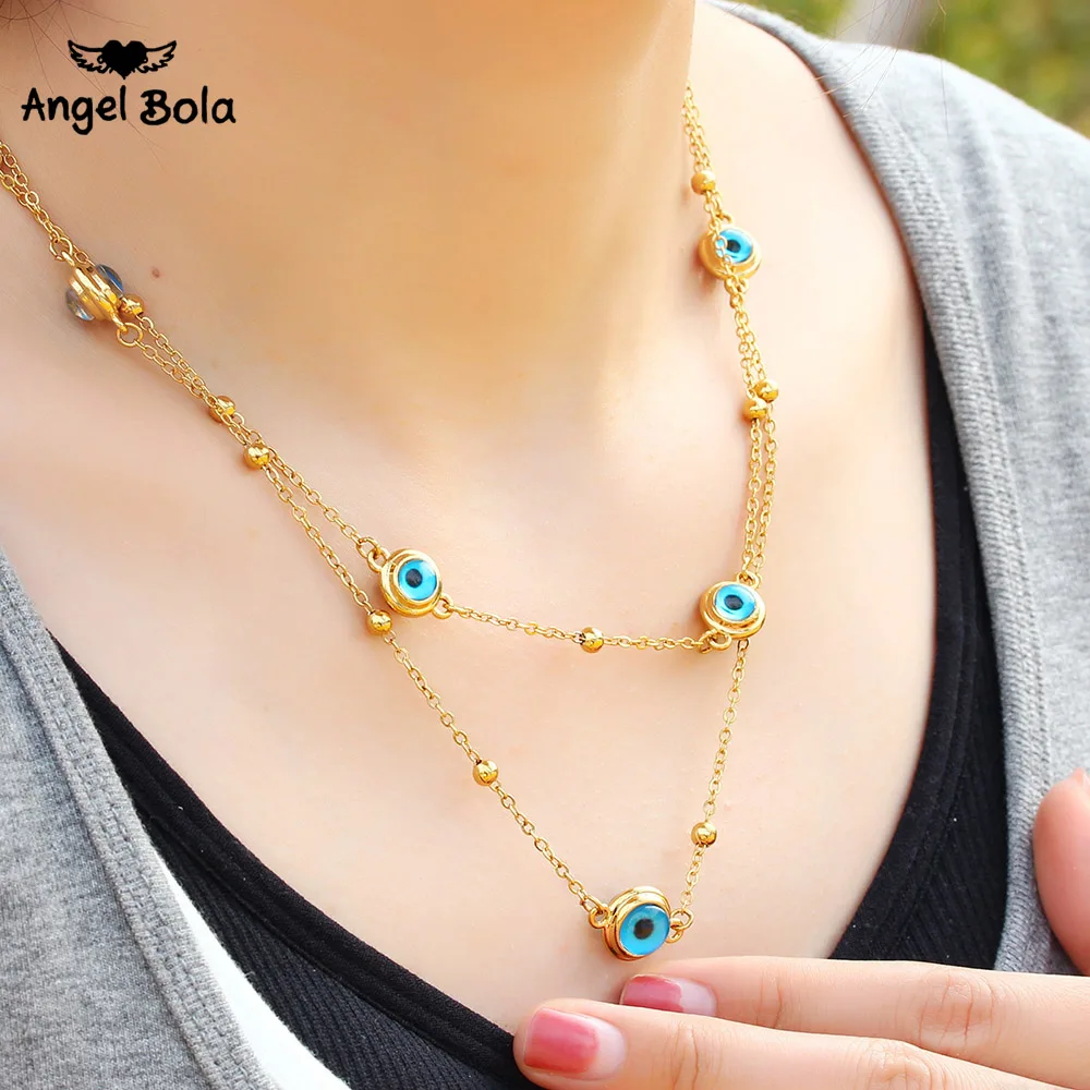 Синий с клипсами Дурной глаз украшением в виде кристаллов Шарм Аллах ожерелье