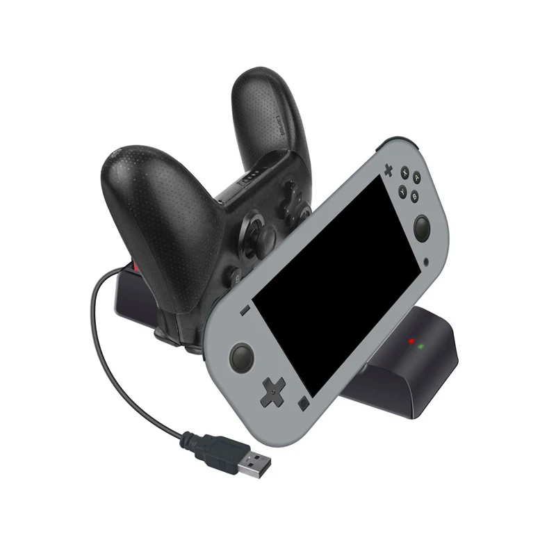 Зарядная док-станция для контроллера переключателя для nintendo геймпад с переключателем Подставка для зарядки для Joy-con & Pro NS Switch Charging
