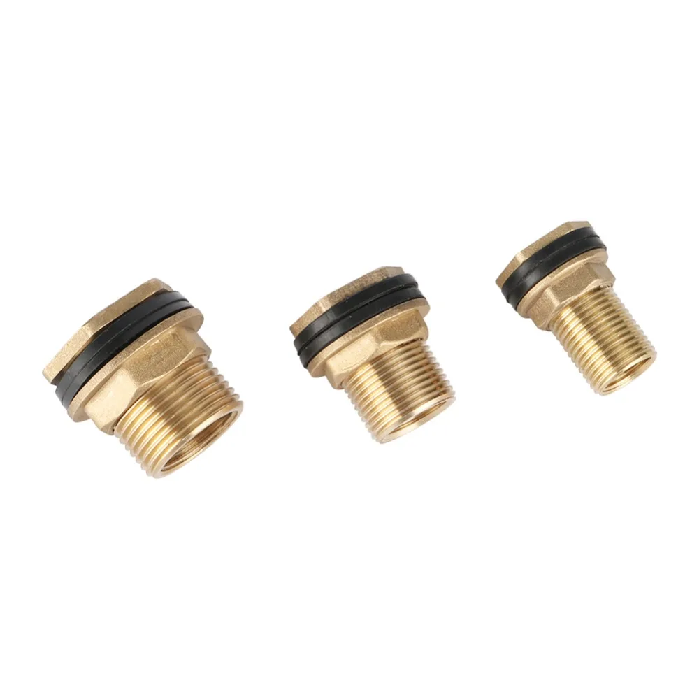 Gardening Tools 1/2 3/4 1 Male Thread To 3/8 1/2 3/4 Female Thread Brass Water Tank Water Tower Pipe Drain Adapters 1 pc