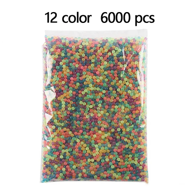 6000pcs spray beads puzzle Crystal color DIY beads water spray set ball games 3D puzzle handmade magic toys for children 5