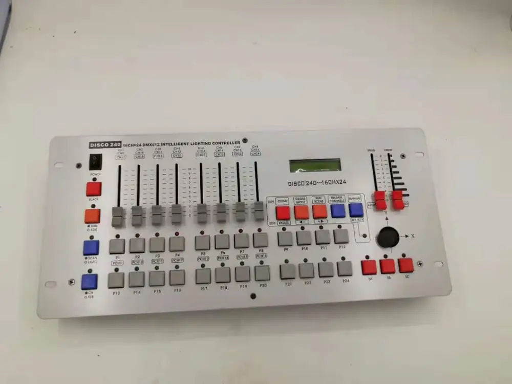 F& GVenta caliente Disco 240 DMX контроллер de luz de la etapa DMX512 senanal consola para XLR-3 led par moviento de cabeza, DJ - Цвет: DMX Conlose 240