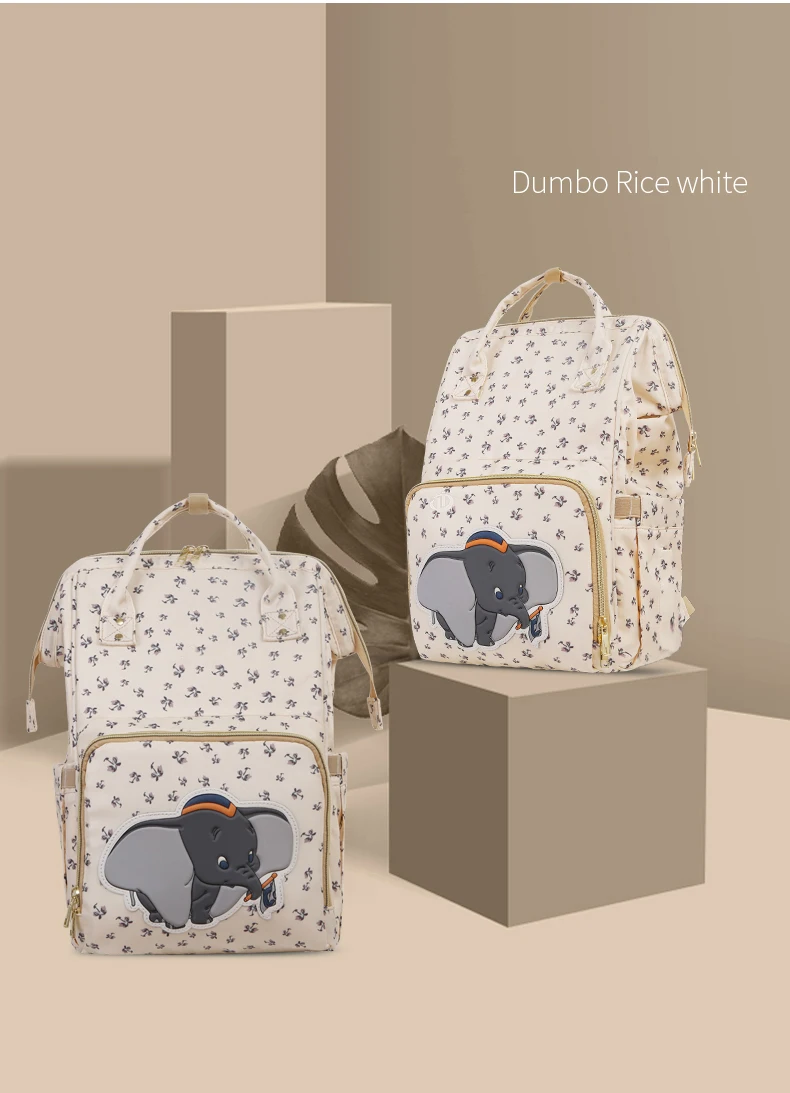 Милая сумка для подгузников с изображением Диснея, Минни и Микки Мауса, Детская сумка для мамы, USB рюкзак для подгузников, сумка для детской коляски, сумка для детских вещей