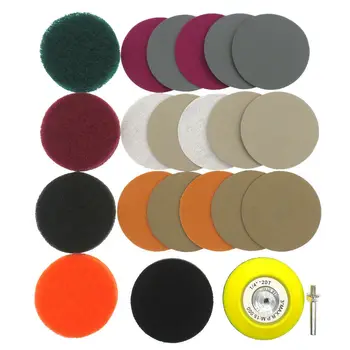 

Car Headlight Polishing Scouring Pad Auto Restoration Kit For Electric Drill Car Styling Clear Accessories