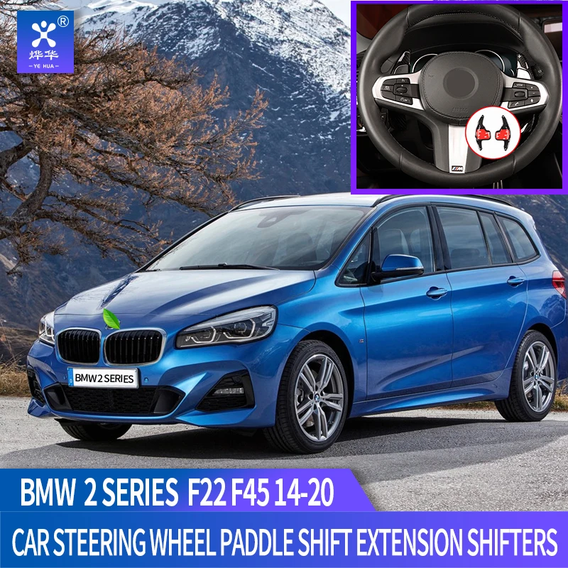 

Fit for BMW 2 Series F22 F23 Active Tourer F45 Car Steering Wheel Paddle Shift Extension Shifters DSG 2018 2019 2020