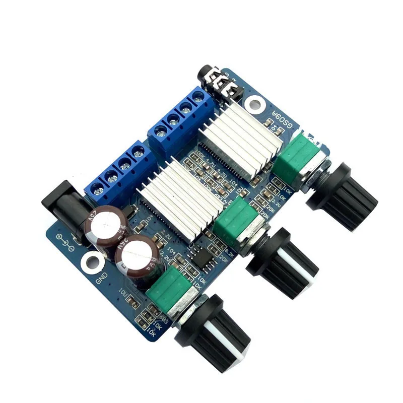 

ABKT-Dc12V 2.1 Channel Subwoofer Audio Amplifier Board 12Wx2+22W Class D Digital Amplifier Board Super Tda2030A