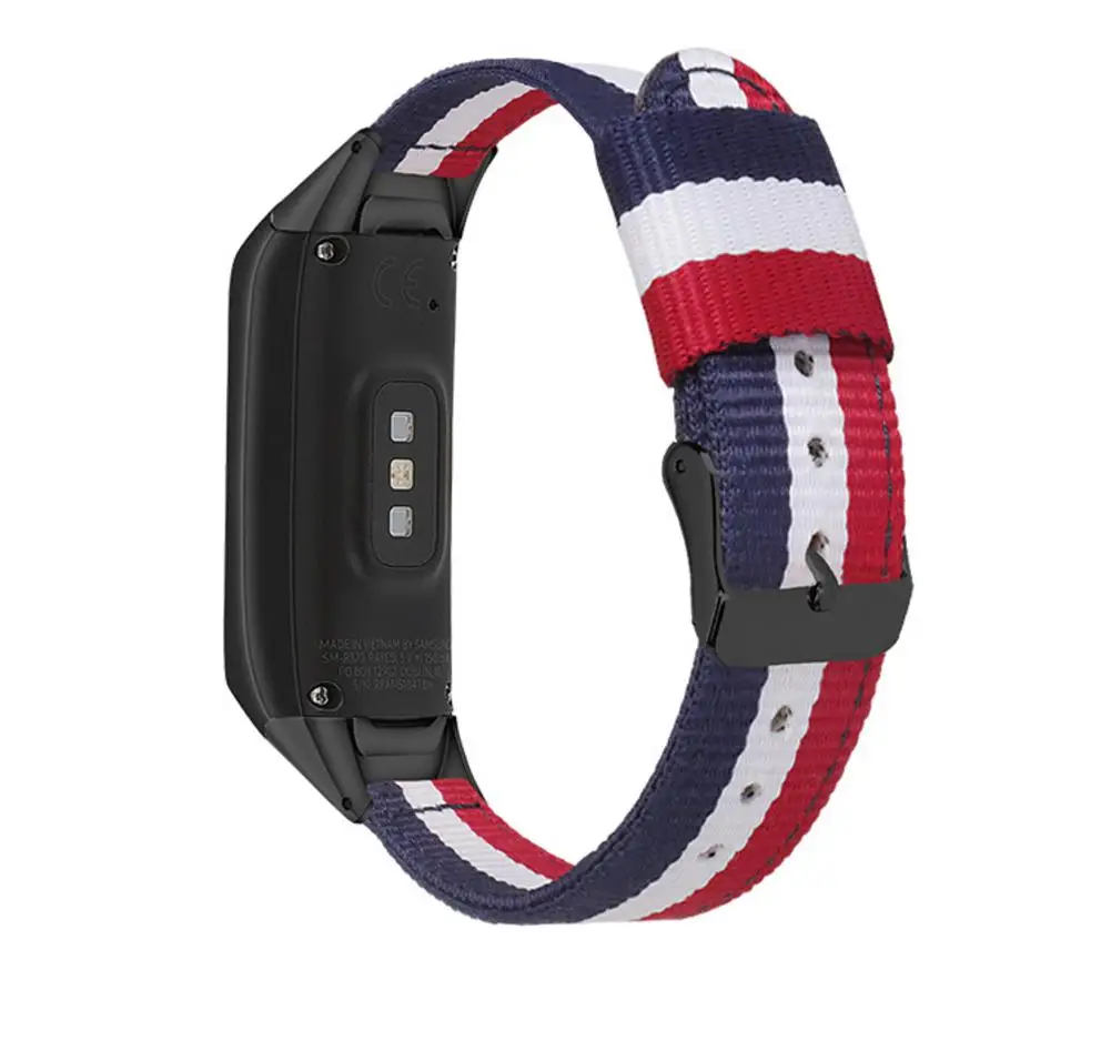 12 мм нейлоновый наручный ремешок на замену часы браслет для samsung Galaxy Fit SM R370