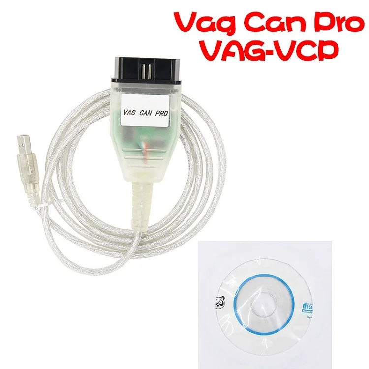 VAG PRO CAN BUS+ UDS+ K-line VAG CAN pro версия 5.5.1 VCP сканер obd2 obd 2 Автомобильный диагностический сканер инструмент VAG Commander USB кабель - Цвет: Белый