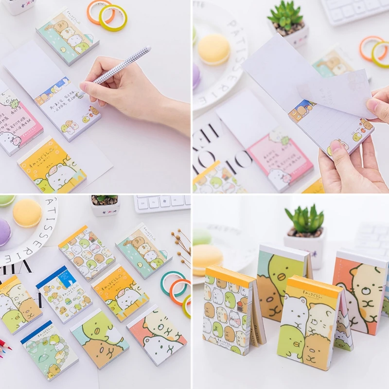 Sumikko гураши мультфильм DIY Мягкая обложка мини-блокнот дневник карманный блокнот L41E