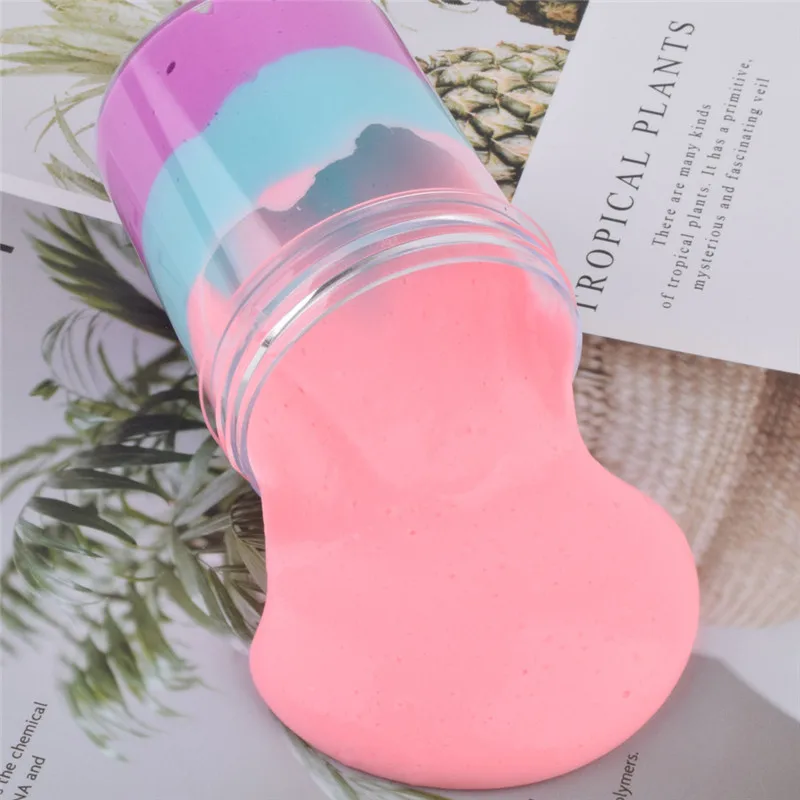 slime additives Fluffy Cloud Slime Scented Therapeutic Putty Cotton Candy Slime Supplies Stress zabawki dla dzieci  #4AA14 (37)