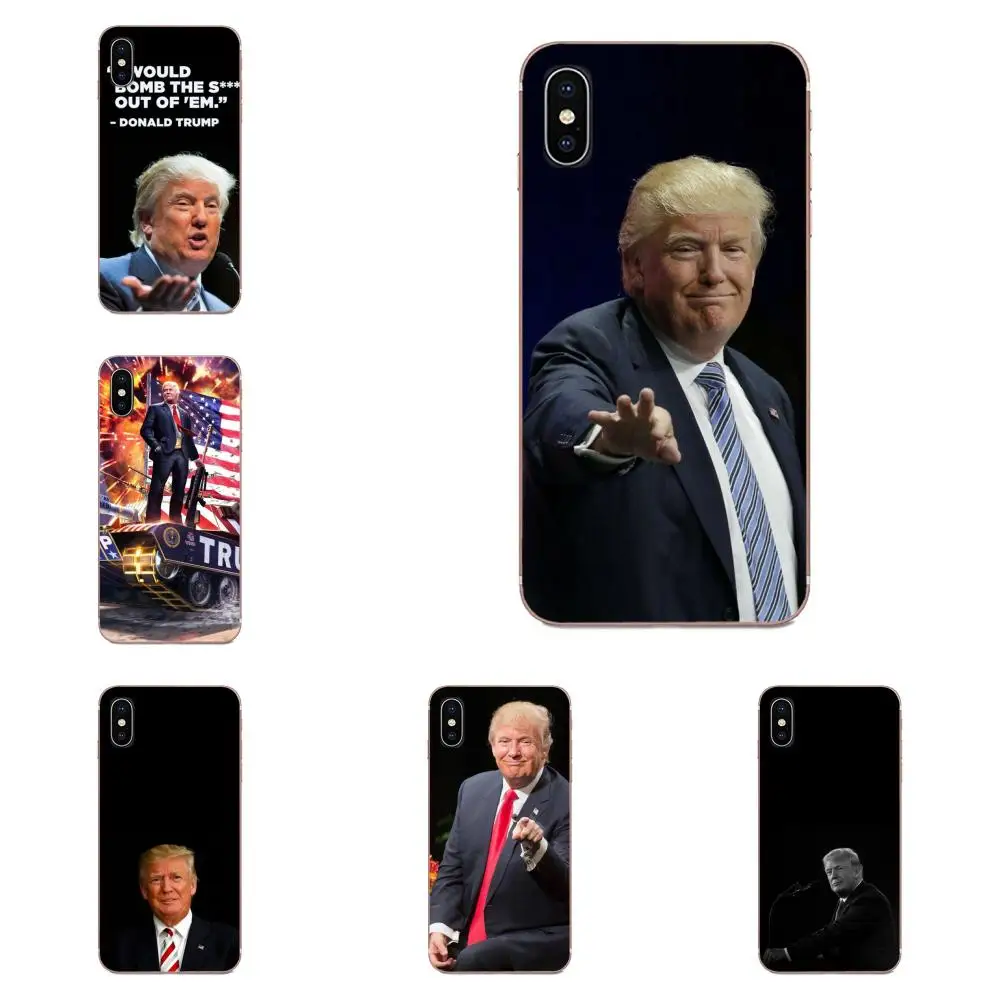 Прекрасная пластиковая Дональд Джон Трамп для Apple iPhone 4 4S 5 5C 5S SE 6 6S 7 8 11 Plus Pro X XS Max XR |