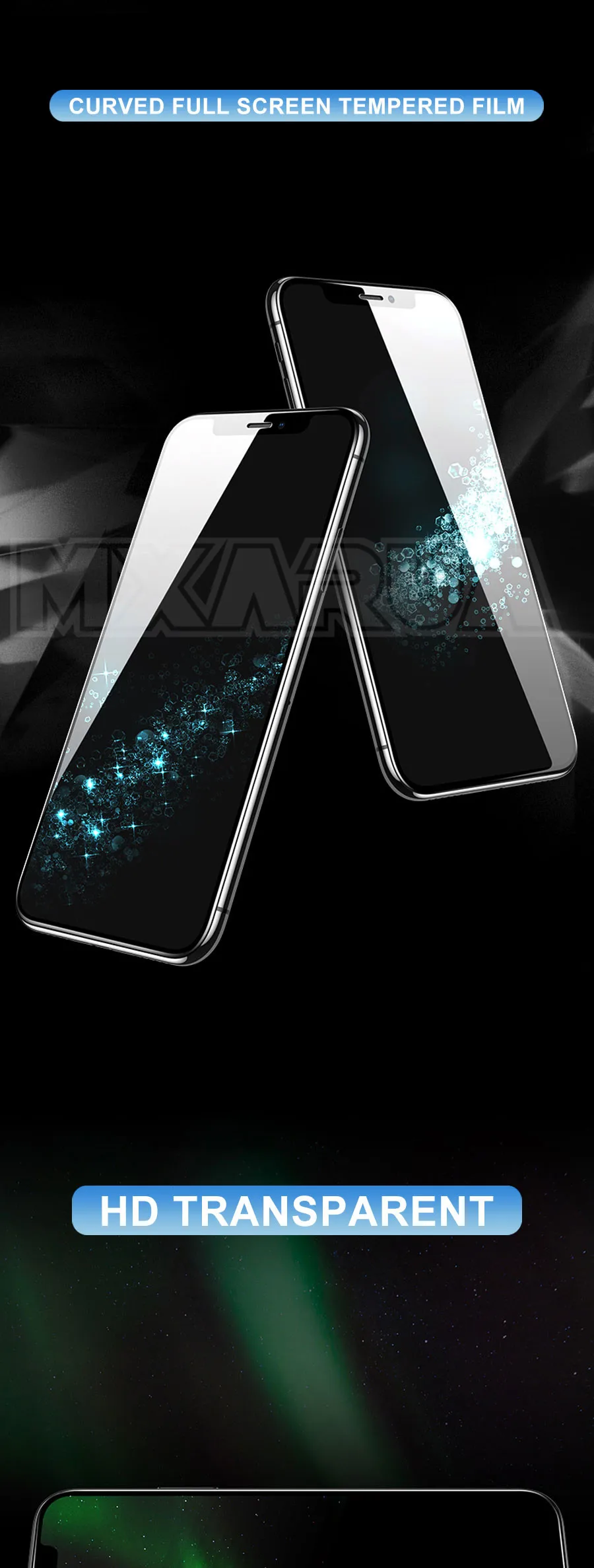Защитное стекло 99D для iPhone 6 6S 7 8 Plus, Защитное стекло для экрана iPhone X XR XS 11 Pro Max, пленка на защитное стекло