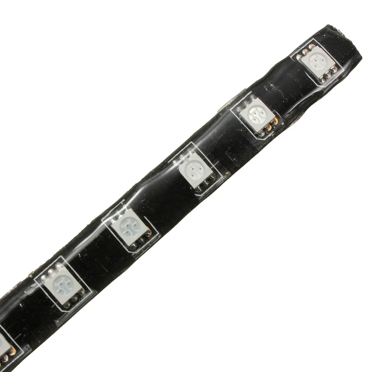 2 шт. 12В Янтарный SMD 5050 светодиодный 6 светодиодный фонарь для мотоцикла, велосипеда, черная полоса, индикатор поворота, мигалка, светильник, Янтарный/Оранжевый Светодиодный
