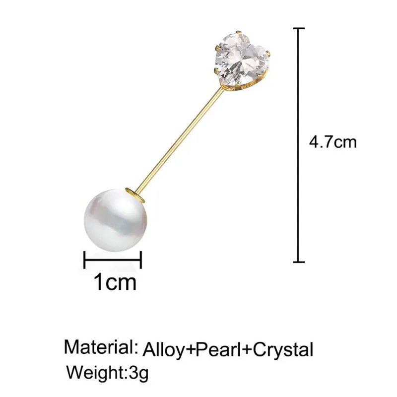 Элегантная Золотая Серебряная жемчужина броши для женщин шарф винтажные булавки-брошки с кристаллами Свадебные ювелирные изделия бижутерия Броши подарок