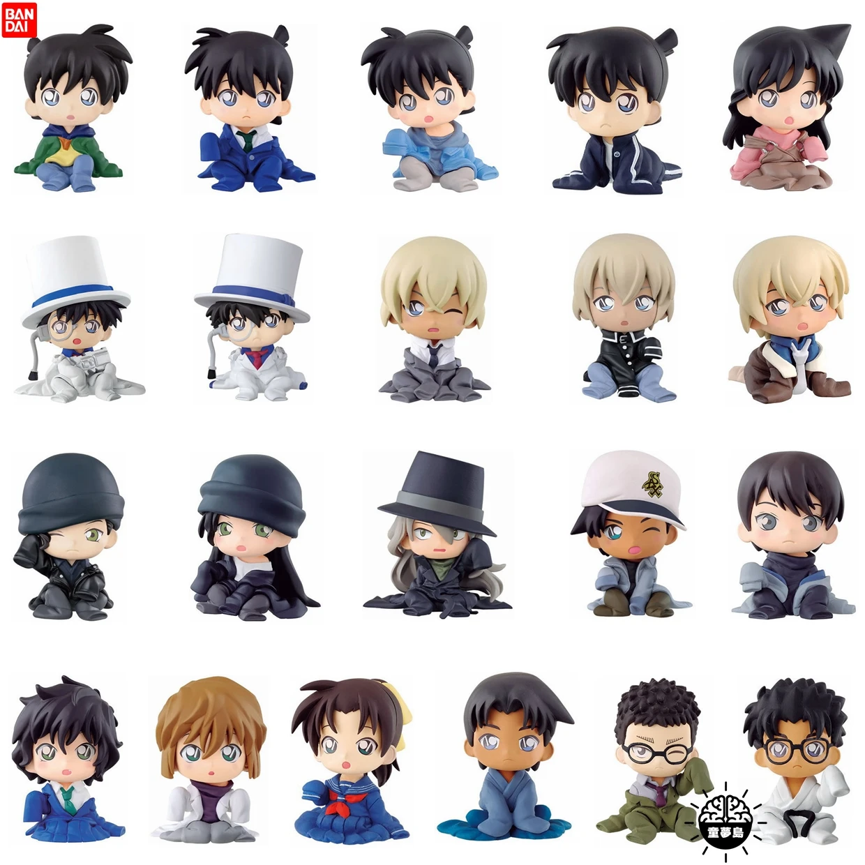 バンダイgashapon Conan Qエディション子供たちの姿勢toru Amrokroulba Kaito Rachel Moore Anita Hailey Shuichi Akai Action Figures Aliexpress